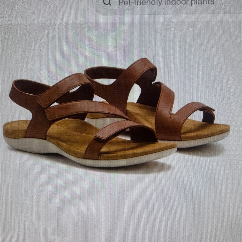 NWB Abeo Women’s Oasis Sandal. Metatarsal Carmel. 6.5 - Picture 3 of 6